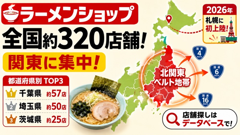 ラーメンショップ店舗一覧