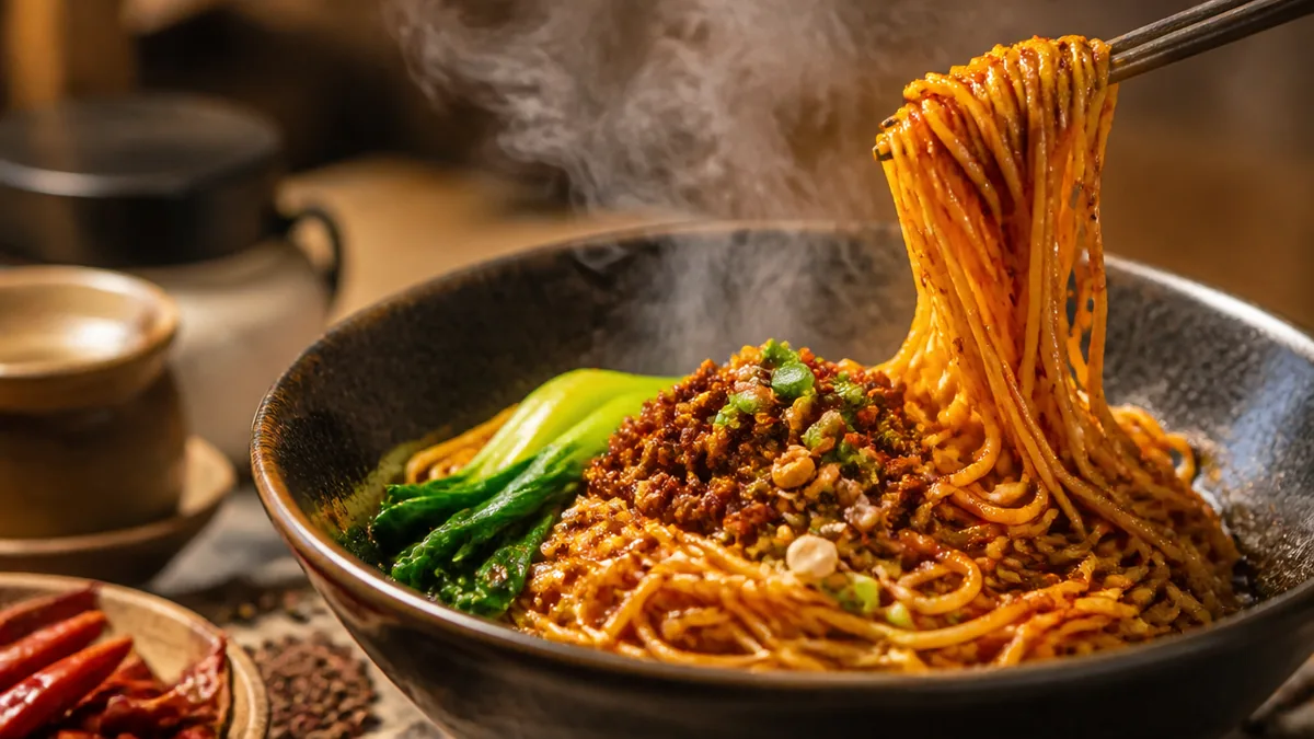 担々麺は四川省の天秤棒から生まれた|185年の歴史と日本式との決定的な違いのアイキャッチ画像