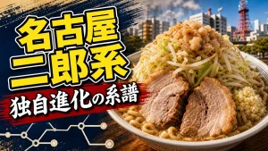 名古屋のラーメン二郎系は独自進化を遂げていた｜直系店から派生系まで全系譜を解剖するのアイキャッチ画像