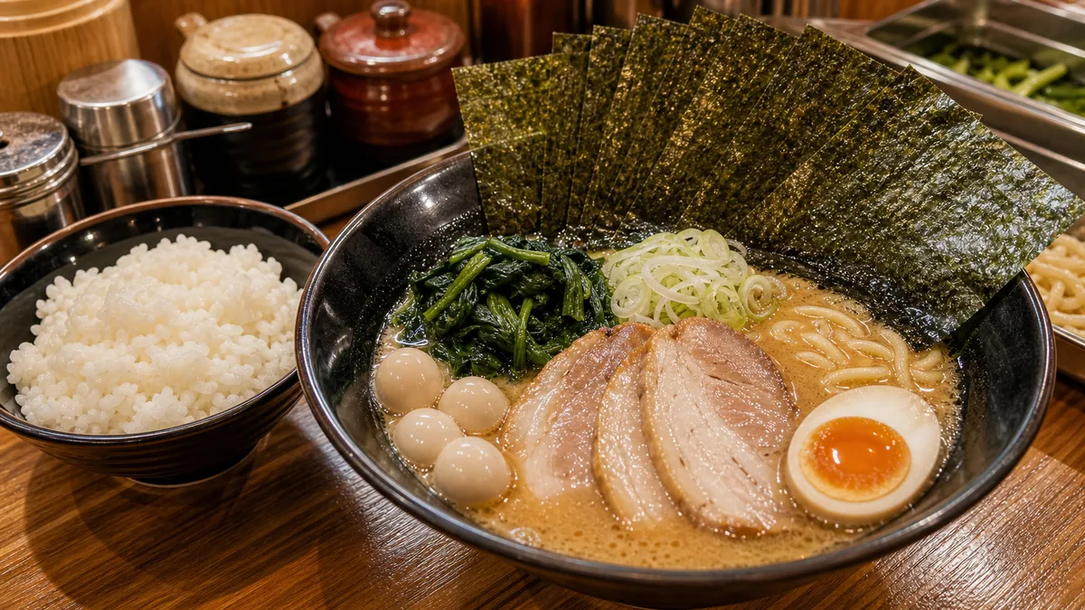 家系ラーメンのトッピングが他のラーメンと一線を画す理由|「具材」ではなく「食べ方の設計図」の解説画像