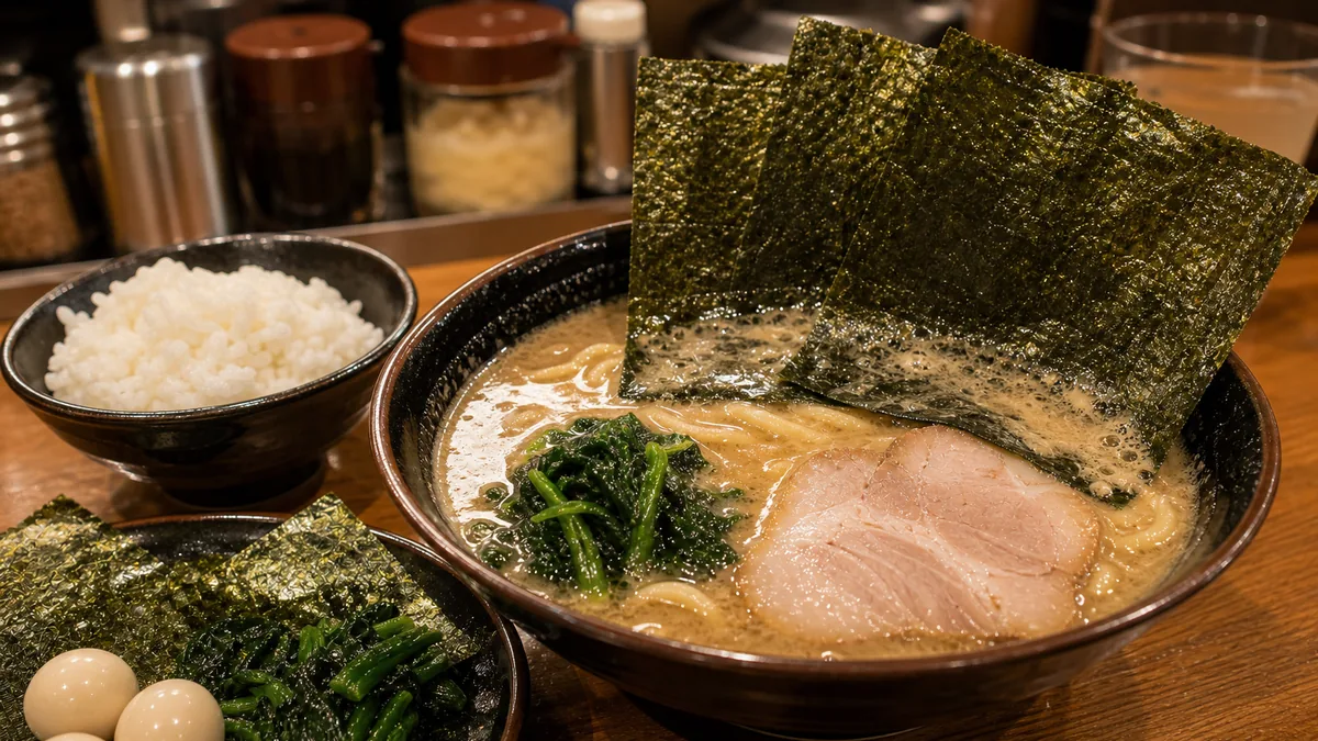 家系ラーメントッピングの「海苔」は食べ方の発明だった|巻く・浸す・被せるの三段活用の解説画像