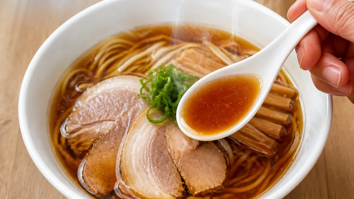 入鹿TOKYOの看板メニュー「ポルチーニ醤油らぁ麺」を徹底解剖するの解説画像