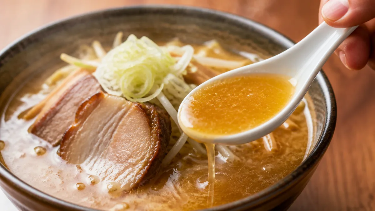 すみれ15年半の修業が生んだ味——ラーメン郷のスープの秘密の解説画像