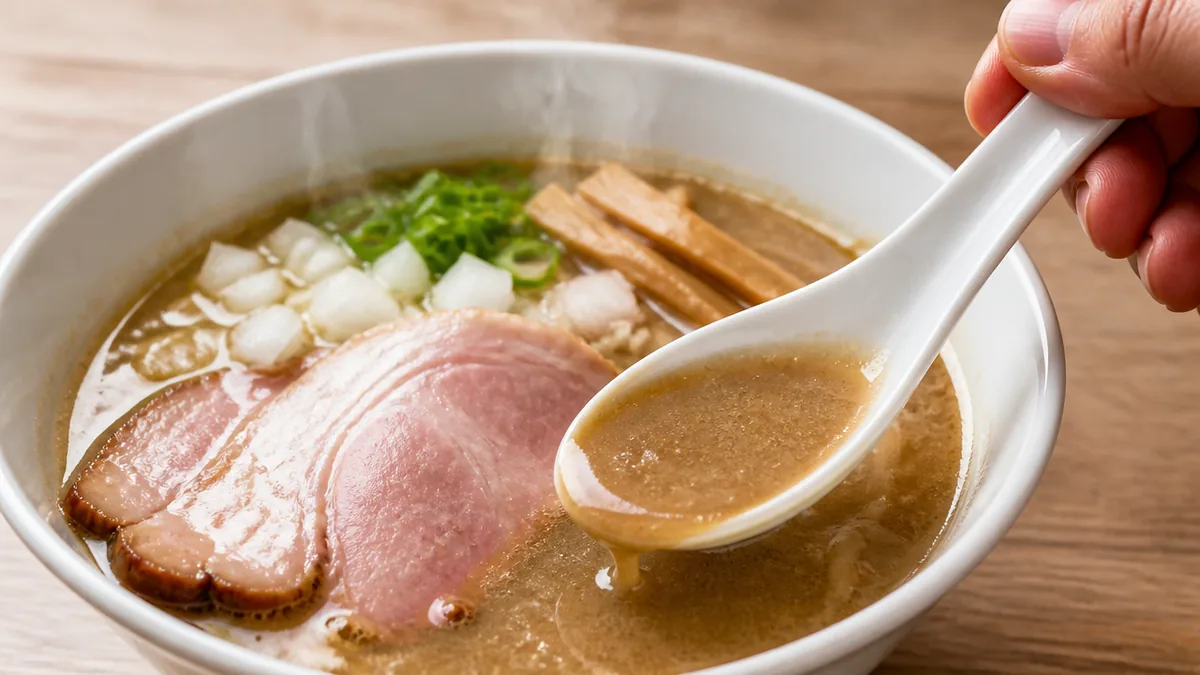 「超濃厚煮干しそば」と「煮干し中華そば」——同じ煮干しでもまったく別物の解説画像
