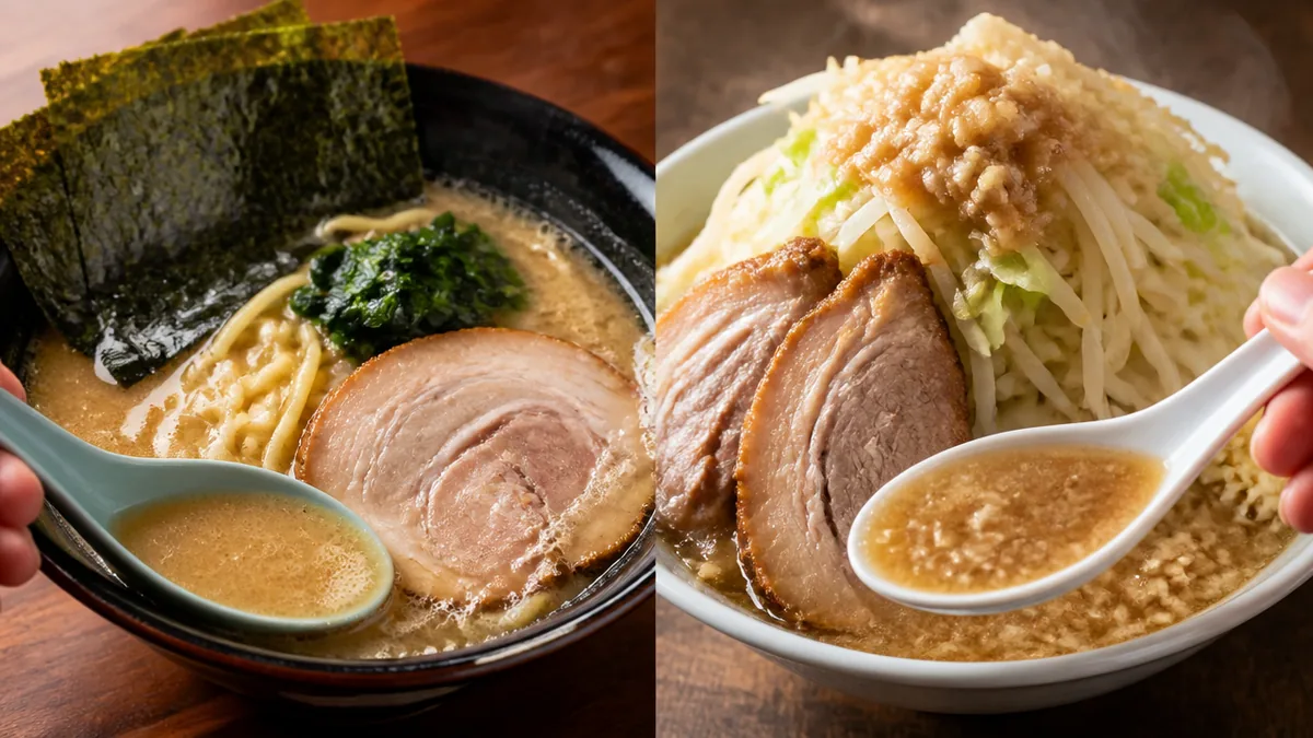 家系ラーメンと二郎系ラーメンは「設計思想」からして別物の解説画像