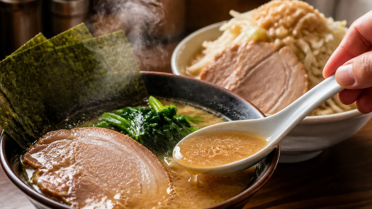 スープの設計図はここまで違う｜鶏油vs背脂の決定的差の解説画像