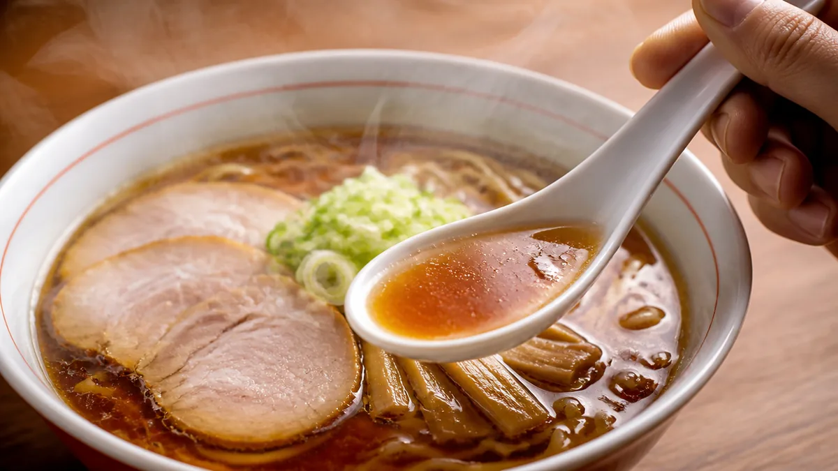 スープで見る「中華そば的」と「ラーメン的」の違いの解説画像
