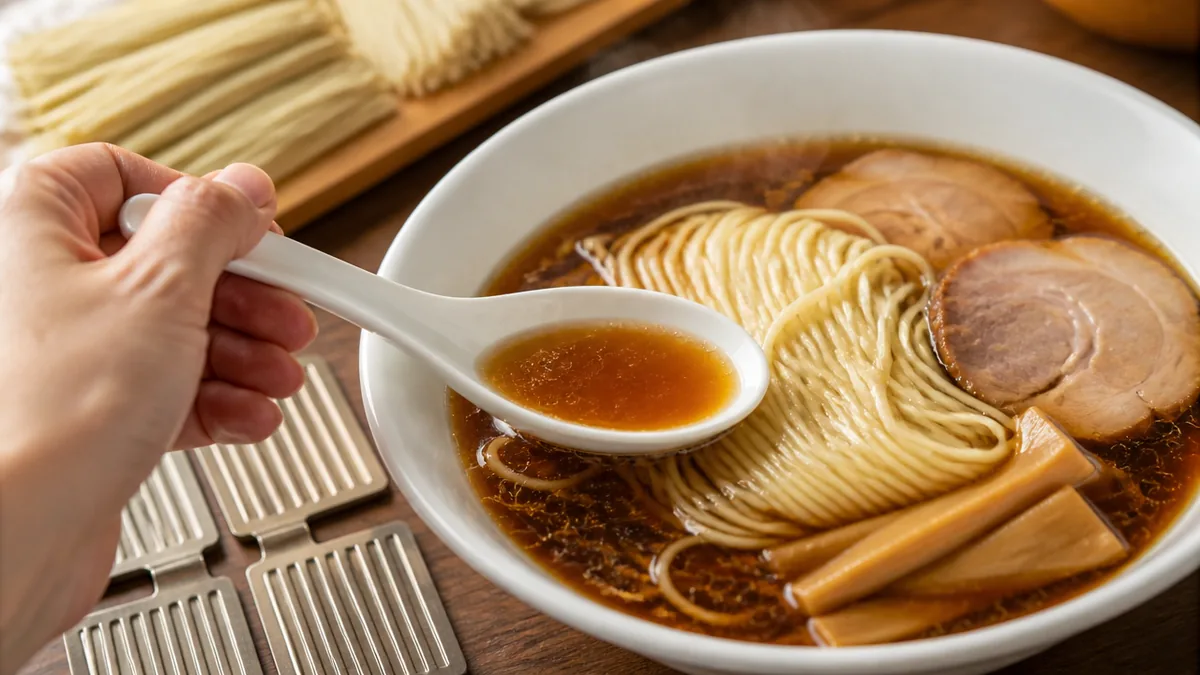 麺の太さは「切刃番手」で決まる──番号と太さの関係の解説画像