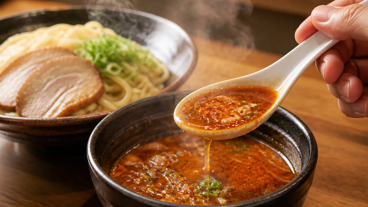広島流つけ麺 からまるは大久保の路地で何を出しているのかの解説画像