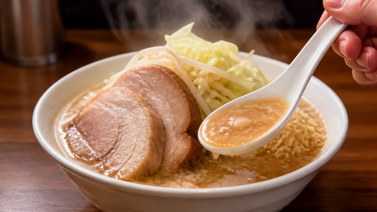 二郎系スープの作り方は「骨・脂・肉」の三点セットで決まるの解説画像