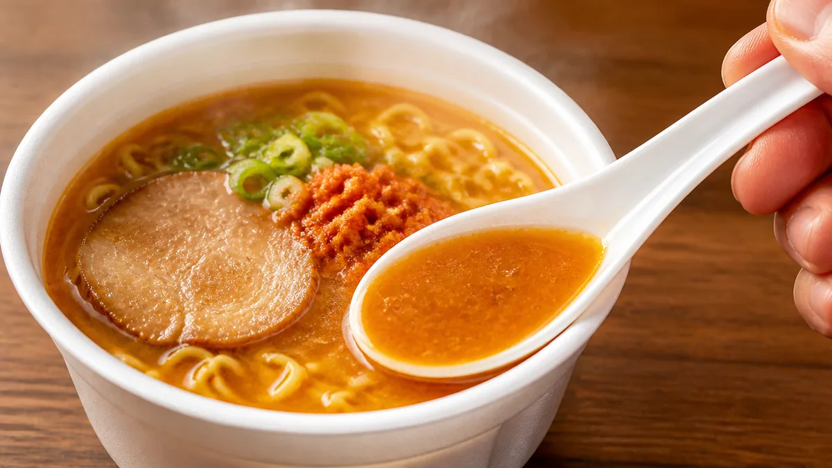 一幻のカップラーメンは今どこで買える？｜ローソン限定「濃厚えびみそ」の全スペックの解説画像
