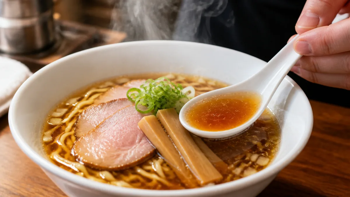 2025年、船堀に生姜醤油が上陸した｜ラーメンパーク あずーるの解説画像