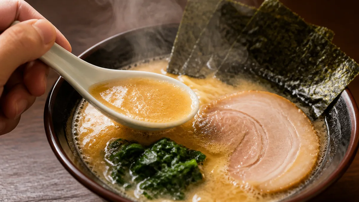 家系ラーメンの作り方は「3層」を分けて作るのが正解の解説画像
