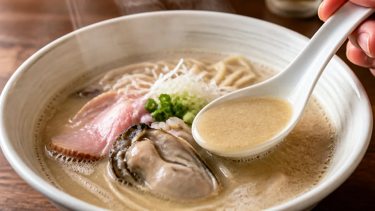 東京の牡蠣ラーメンはなぜここまで濃いのか｜広島産カキが主役になった理由の解説画像