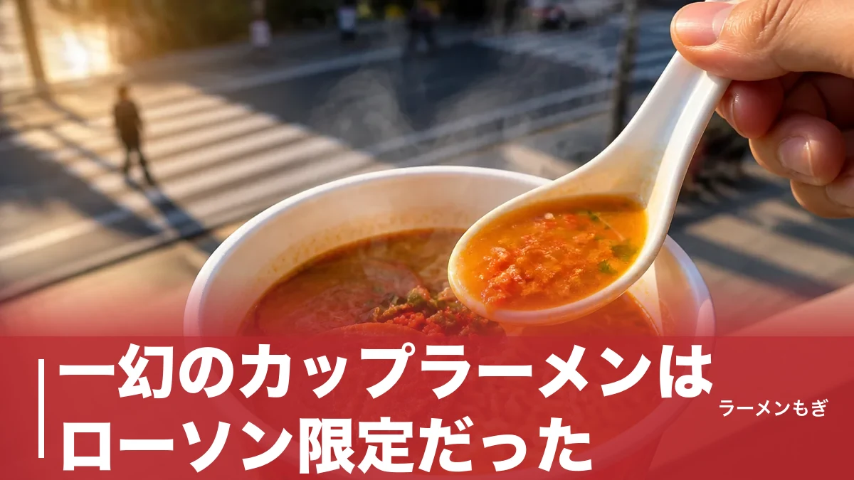 一幻のカップラーメンはローソン限定だった｜288円で甘えびを再現した名店シリーズの全貌のアイキャッチ画像