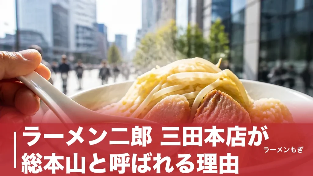 ラーメン二郎 三田本店が総本山と呼ばれる理由｜1968年創業・700円の一杯に宿る原点のアイキャッチ画像