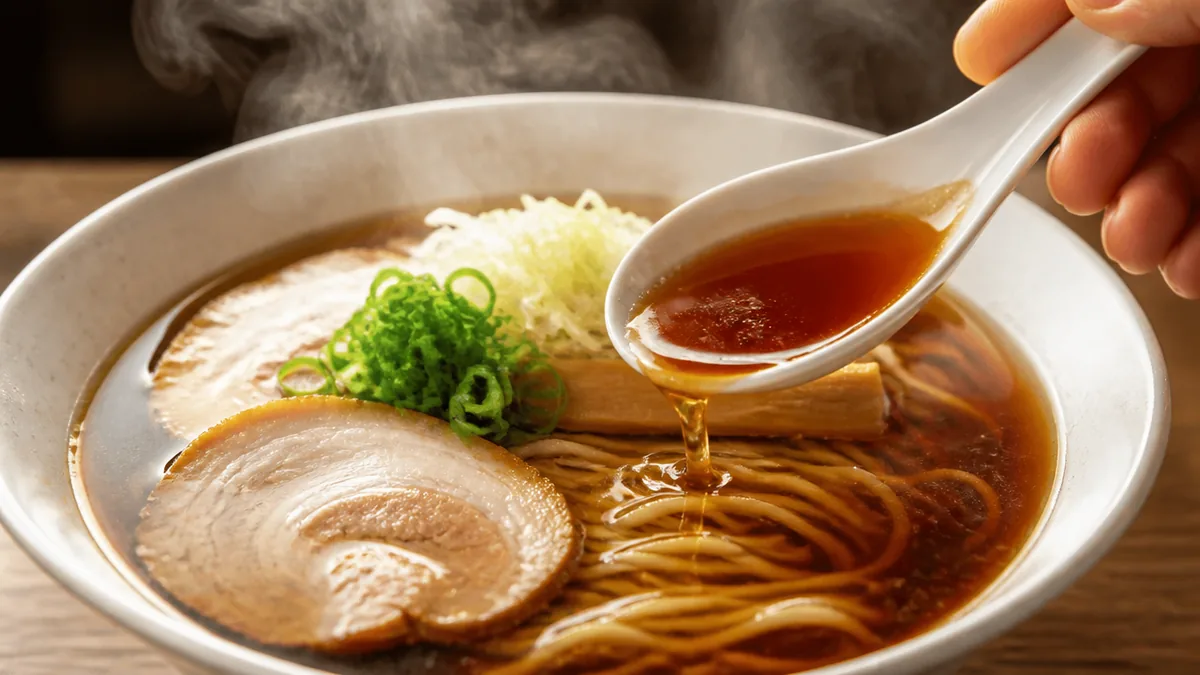 ラーメンのかえしの作り方【基本編】|醤油5対1対1と80℃の管理の解説画像