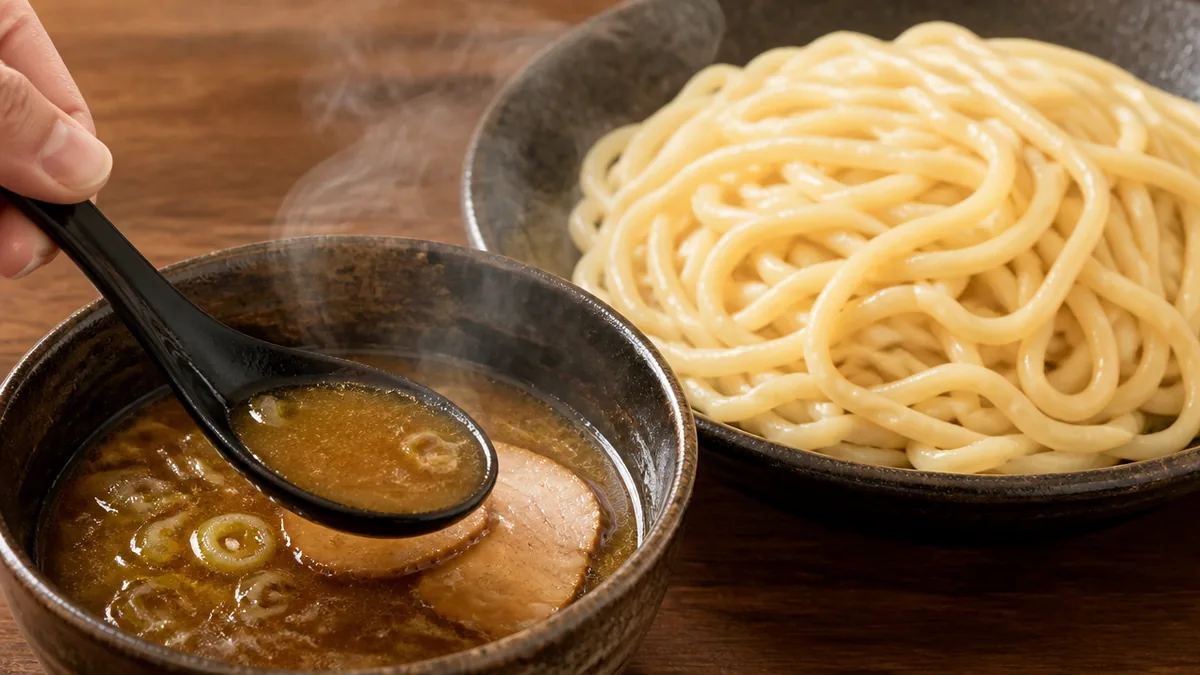 つけ麺のあつもりとは?湯にくぐらせ直す一手間の正体の解説画像
