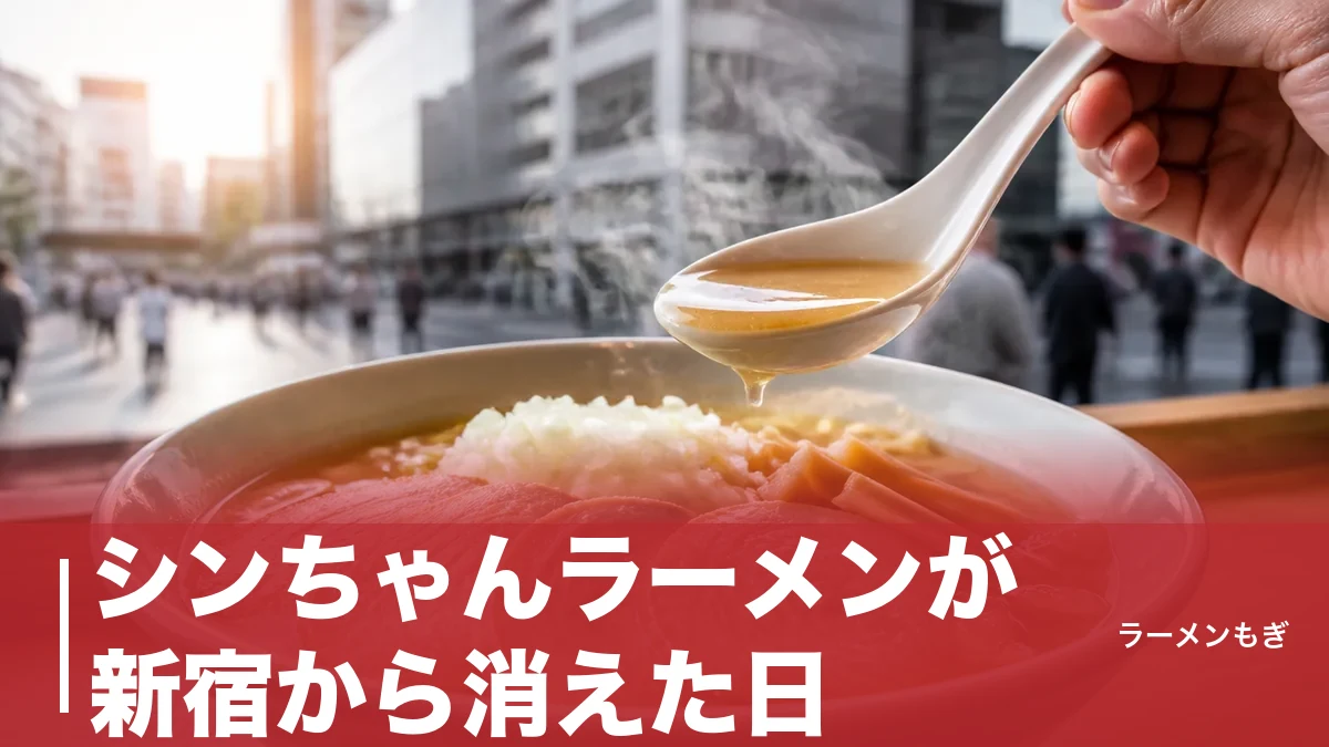 シンちゃんラーメンが新宿から消えた日｜2026年8月31日閉店とちゃん系の全系譜のアイキャッチ画像