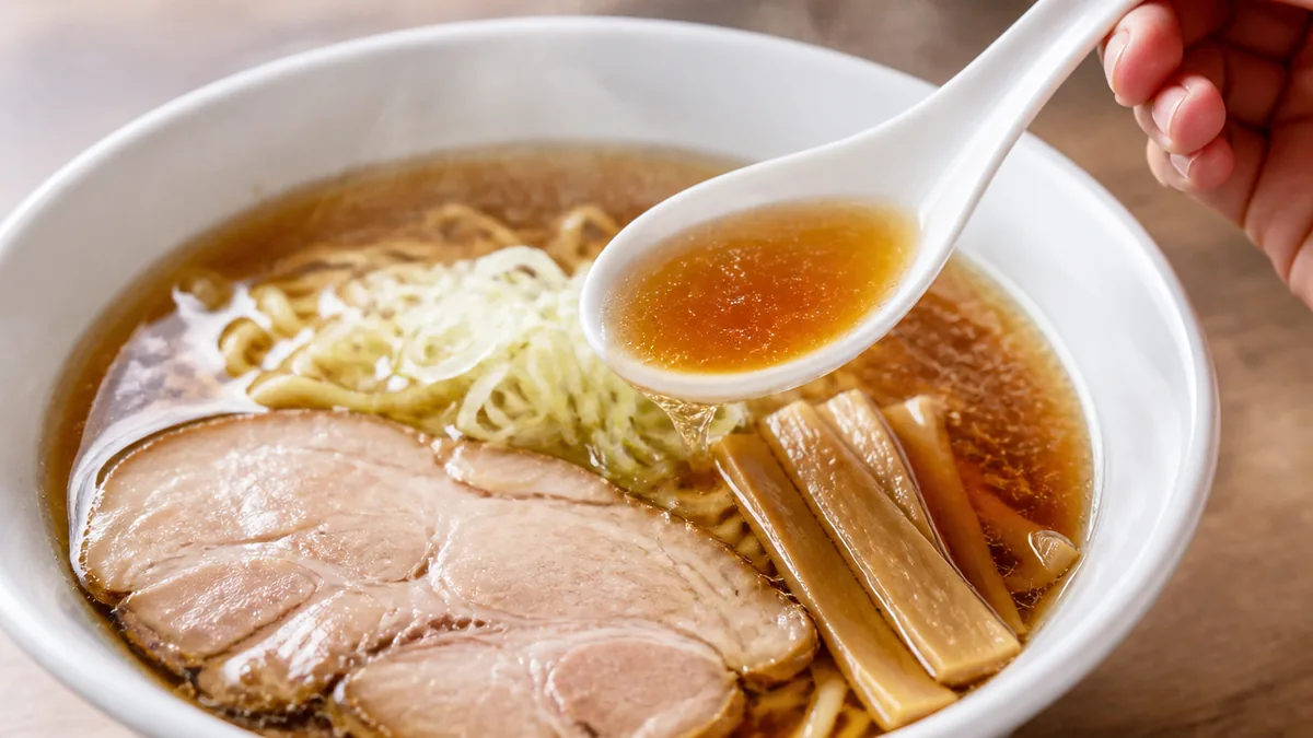 スープの主役はトビウオの焼き干し｜淡麗醤油の一杯はどう設計されたかの解説画像
