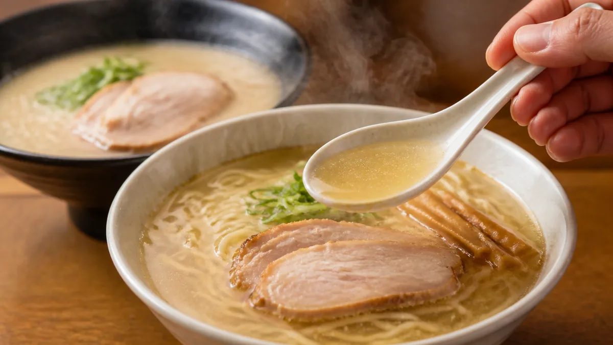 清湯と白湯、あなたが炊きたいのはどっちのスープ？の解説画像