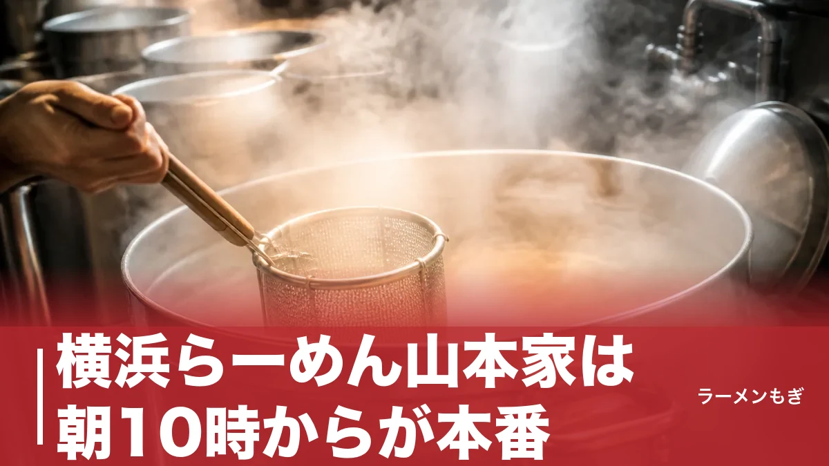 横浜らーめん山本家は朝10時からが本番｜新宿西口・700円の創業当時価格とライスの流儀のアイキャッチ画像